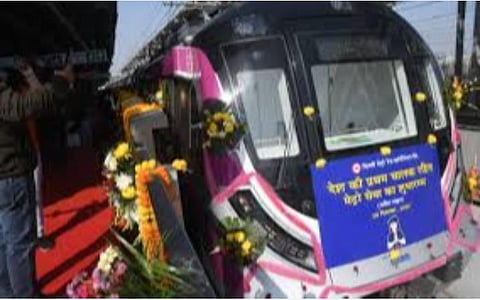 உள்நாட்டில் தயாரிக்கப்பட்ட முதல் ஓட்டுநர் இல்லா மெட்ரோ ரயில் அறிமுகம்