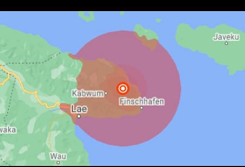 பப்புவா நியூ கினியாவில் சக்திவாய்ந்த நிலநடுக்கம்