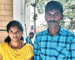 காதல் ஜோடி மகாலட்சுமி, சிவசங்கரன்.