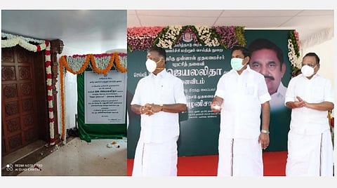 நினைவிடமாக மாற்றப்பட்ட வேதா இல்லம்; முதல்வர் பழனிசாமி திறந்து வைத்தார்: பொதுமக்களுக்கு அனுமதி இல்லை
