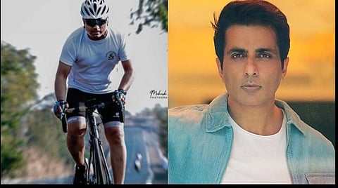 நடிகர் சோனுவுக்காக 2000 கிமீ சைக்கிள் பயணம் மேற்கொள்ளும் ரசிகர்
