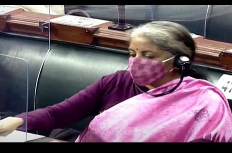 மத்திய நிதியமைச்சர் நிர்மலா சீதாராமன் :படம் ஏஎன்ஐ