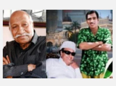 எம்ஜிஆர் உடன் கே.பி.ராமகிருஷ்ணன் | கோப்புப் படம்.