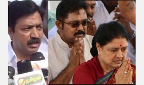 சசிகலா, டிடிவி தினகரன் தமிழகத்தில் கலவரம் செய்ய திட்டம்: டிஜிபி-யிடம் புகார் அளித்த பின்னர் அமைச்சர் சி.வி.சண்முகம் பேட்டி