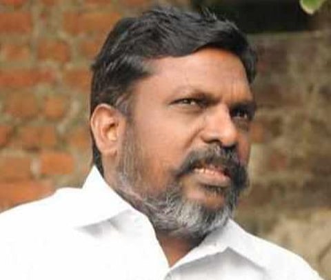 திருமாவளவன்: கோப்புப்படம்