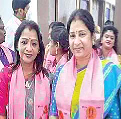 ஹைதராபாத் மாநகர மேயர் விஜயலட்சுமி, துணை மேயர் லதா