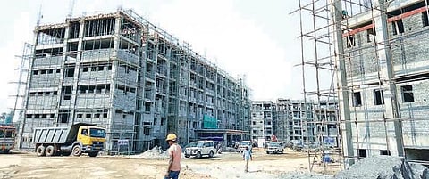 திருப்பூர் அரசு மருத்துவக் கல்லூரி கட்டுமானப் பணிகள் தீவிரம்