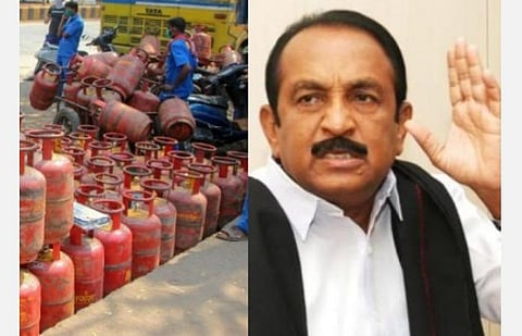 சமையல் எரிவாயு விலை ஏற்றம்; மக்களைக் கசக்கிப் பிழியும் மத்திய அரசு: வைகோ கண்டனம்