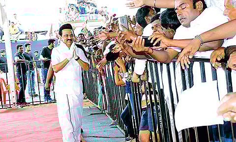 திருப்பூரில் பொதுமக்களின் குறைகளை கேட்ட மு.க.ஸ்டாலின்  திமுக ஆட்சிக்கு வந்தவுடன் நடவடிக்கை எடுப்பதாக உறுதி