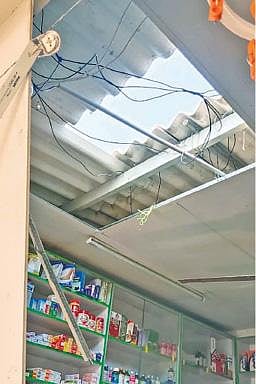 நெருப்பெரிச்சல் பகுதியில்  மேற்கூரைகளை பிரித்து அடுத்தடுத்த கடைகளில் பணம் திருட்டு