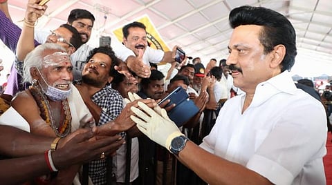 பிரச்சார நிகழ்ச்சியில் ஸ்டாலின்: கோப்புப்படம்