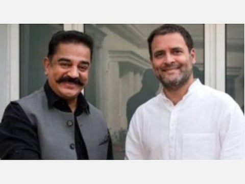 மக்கள் நீதி மய்ய அணியில் காங்கிரஸ்?- கமலுக்கு வந்த தூது; பிரச்சாரத்தை ரத்து செய்து அவசர ஆலோசனை 