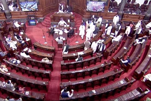 மாநிலங்களவையில் எதிர்க்கட்சிகள் அமளி: நாள் முழுவதும் அவை ஒத்திவைப்பு