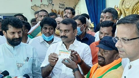 பாஜகவில் இணைந்த செந்தில்: கோப்புப்படம்