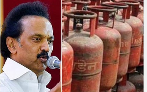 இல்லத்தரசிகளைக் கவர ஒவ்வொரு சமையல் எரிவாயு சிலிண்டருக்கும் ரூ.100 மானியம்: ஸ்டாலின் அறிவிப்பு