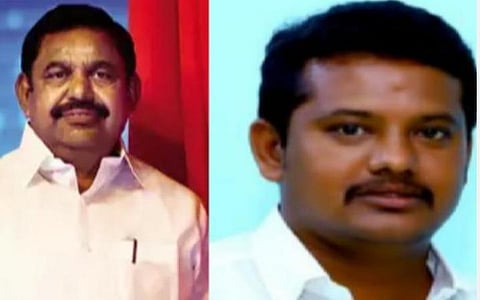 முதல்வர் பழனிசாமி - திமுக வேட்பாளர் சம்பத்குமார்: கோப்புப்படம்