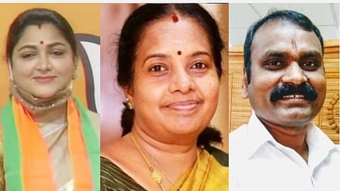 பாஜக வேட்பாளர்கள் முதல் பட்டியல் வெளியீடு; ஆயிரம் விளக்கு தொகுதியில் குஷ்பு போட்டி