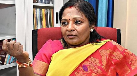 'மாஸ்க் புதுச்சேரி' - முகக்கவசம் அணியுங்கள்; தடுப்பூசி போட்டுக் கொள்ளுங்கள்: தமிழிசை வேண்டுகோள்