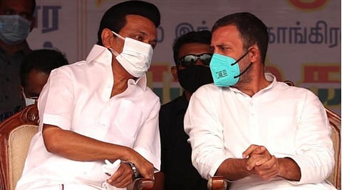 இந்திய அளவில் மகா கூட்டணியை நீங்கள் உருவாக்குங்கள்: ராகுலுக்கு ஸ்டாலின் வேண்டுகோள்