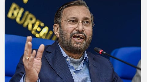 மத்திய அமைச்சர் பிரகாஷ் ஜவடேகர்: கோப்புப் படம்.