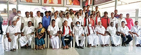 திருவண்ணாமலையில் எ.வ.வேலு முன்னிலையில் திமுகவில் இணைந்த தேமுதிக மற்றும் அதிமுகவினர்.