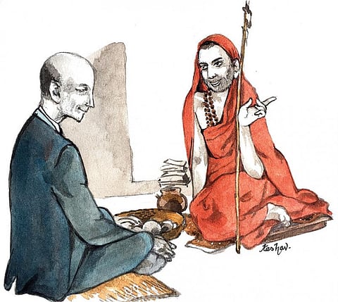 பால் ப்ரண்டனை வழிநடத்திய மகாபெரியவர்