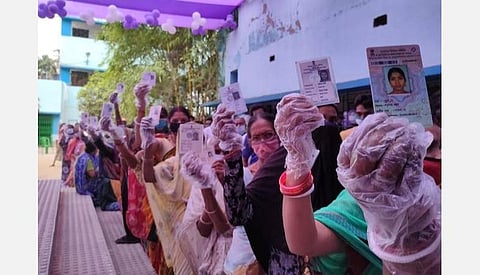 மே.வங்கத்தில் 4-ம் கட்ட தேர்தல்: 76.14 சதவீத வாக்குகள் பதிவு