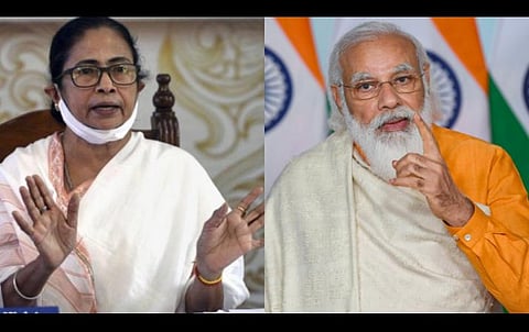 கரோனா வைரஸ் பரவல் எதிரொலியால் மேற்கு வங்கத்தில்- பிரதமர் மோடி, மம்தா பிரச்சாரத்தில் மாற்றம்