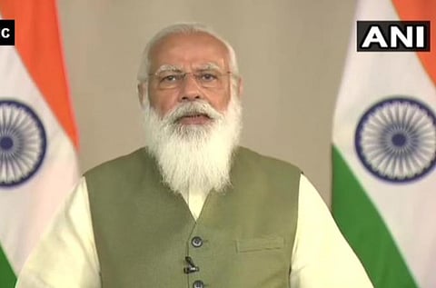 எழுமின், விழிமின், குறிக்கோளை அடையும் வரை நில்லாது செல்மின்: பருவநிலை மாநாட்டில் பிரதமர் மோடி பேச்சு