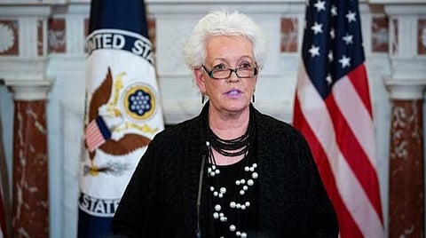 அமெரிக்க அரசின் சுகாதாரப்பிரிவின் கரோனா தடுப்பு  ஒருங்கிணைப்பு அதிகாரி கெயில் இ ஸ்மித் | படம் உதவி ட்விட்டர்