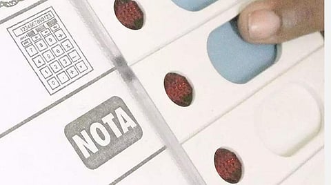 ஜெயங்கொண்டம் தொகுதியில் அமமுகவைப் பின்னுக்குத் தள்ளிய நோட்டா