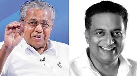 வகுப்புவாத மதவெறியை நல்ல ஆட்சி வென்றிருக்கிறது: பினராயி விஜயனுக்கு பிரகாஷ்ராஜ் வாழ்த்து