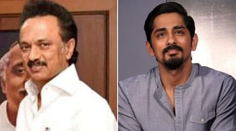 எதிர்பார்ப்புகளோடும் கேள்விகளோடும் உங்களைப் பார்க்கிறோம்: ஸ்டாலினுக்கு சித்தார்த் வாழ்த்து