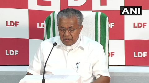 கேரள முதல்வர் பினராயி விஜயன் பேட்டி அளித்த காட்சி | படம் ஏஎன்ஐ