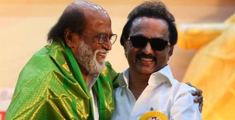 கடும் போட்டியில் அயராது உழைத்து வெற்றி: மு.க.ஸ்டாலினுக்கு ரஜினி வாழ்த்து