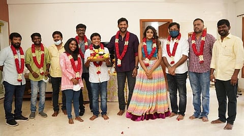 விஷாலின் புதிய படம்: பூஜையுடன் படப்பிடிப்பு தொடக்கம்