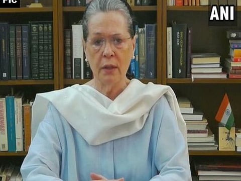 காங்கிரஸ் தலைவர் சோனியா காந்தி | படம் ஏஎன்ஐ