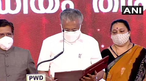 கேரள முதல்வராக 2-வது முறையாக பினராயி விஜயன் பதவியேற்பு