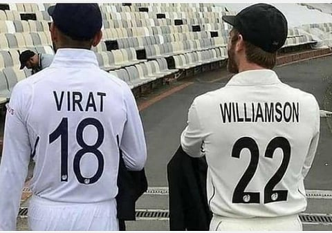 விராட் கோலி, வில்லியம்ஸன் | படம் உதவி: ட்விட்டர்.