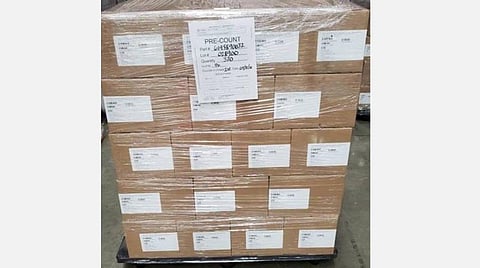 டெல்லி வந்தடைந்த 2லட்சம் ஆம்போடெரசின் பி மருந்து | படம் ஏஎன்ஐ