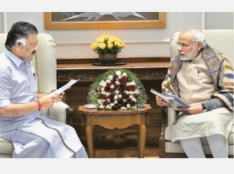 ஓபிஎஸ் - பிரதமர் மோடி: கோப்புப்படம்