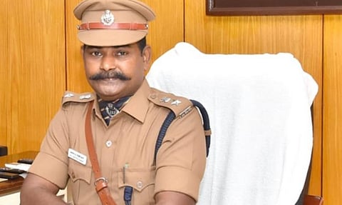 சிவகங்கையில் புதிதாக பொறுப்பேற்ற எஸ்பி த.செந்தில்குமார்.