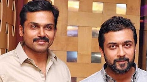 ரசிகர்களுக்கு சூர்யா - கார்த்தி நிதியுதவி