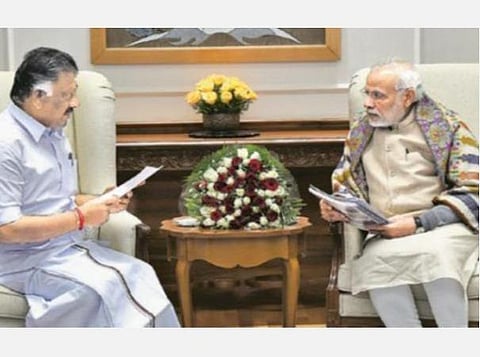 ஓபிஎஸ் - பிரதமர் மோடி: கோப்புப்படம்