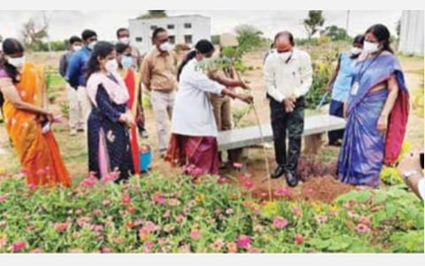 தமிழகத்தில் முதன்முறையாக புதுக்கோட்டையில் உயிர் சூழல் மண்டலமாக மாற்றப்பட்ட அரசு மருத்துவக் கல்லூரி வளாகம்