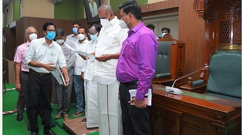 சட்டப்பேரவைக் கூட்டம் நேரடி ஒளிபரப்பா?- ஆளுநருடனான சந்திப்புக்குப் பின் அப்பாவு பேட்டி 