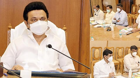 முதல்வர் ஸ்டாலின் தலைமையில் ஆய்வுக்கூட்டம்.