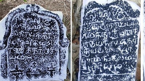 புதுக்கோட்டை மாவட்டம் திருமயம் வட்டத்தில் கண்டெடுக்கப்பட்ட கல்வெட்டுகள்.