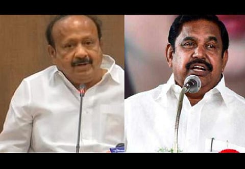 அமைச்சர் எம்.ஆர்.கே.பன்னீர்செல்வம் - எடப்பாடி பழனிசாமி: கோப்புப்படம்