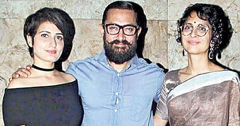 பாத்திமா சனா ஷேக், ஆமிர் கான், கிரண் ராவ்(கோப்புப்படம்)